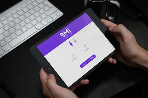 BMI calculator app prototype :: Behance