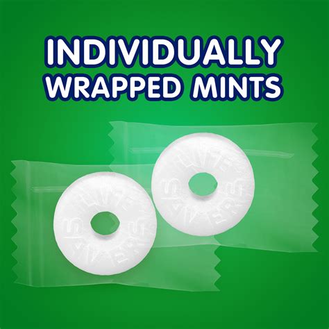 Life Savers Wint O Green Breath Mints Hard Candy 6 25 Oz Bag Pack Of