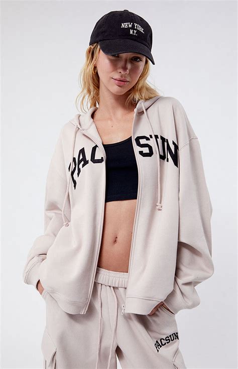 Pacsun Split Full Zip Hoodie Pacsun