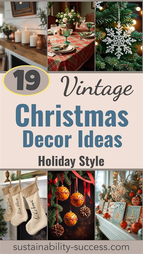 Vintage Christmas Decor Ideas For Cheap Easy Holiday Decorations