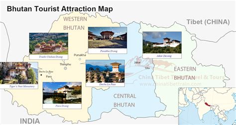 Tibet Nepal and Bhutan Travel Maps: Where is Tibet, Nepal and Bhutan ...