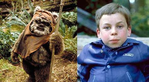 Actor Warwick Davis Who Played Wicket The Ewok In Return Of The Jedi