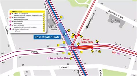 U Rosenthaler Platz Haltestelleninfo Bvg