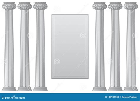 Greek Columns Architecture/eps Vector Illustration | CartoonDealer.com #4454516