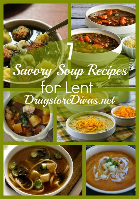 7 Savory Soup Recipes For Lent - Drugstore Divas