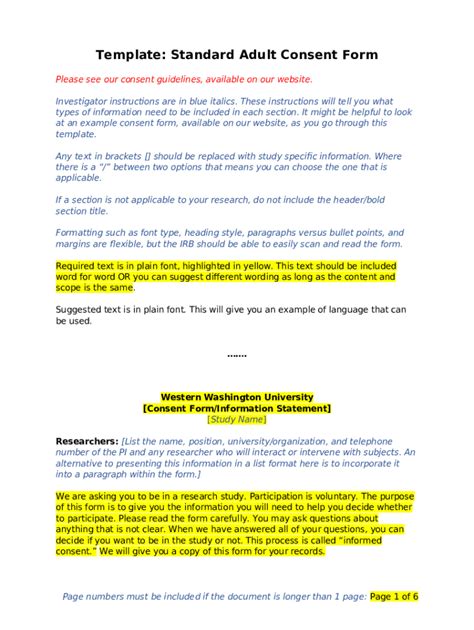 Research Ined Consent Checklist Daily Catalog Doc Template Pdffiller