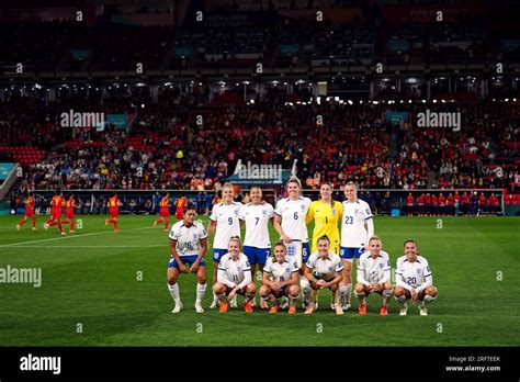 England Starting Line Up Back Row Rachel Daly Lauren James Millie