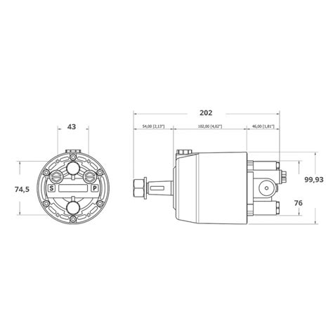 TIMONERIA IDRAULICA GF150BRT UNIVERSALE