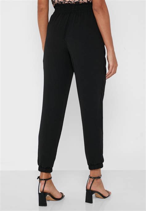 Buy New Look Black Textured Joggers For Women In Manama Riffa