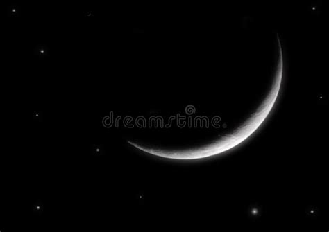 The Moon In The Night Sky Stock Illustration Illustration Of Lunar 322724793