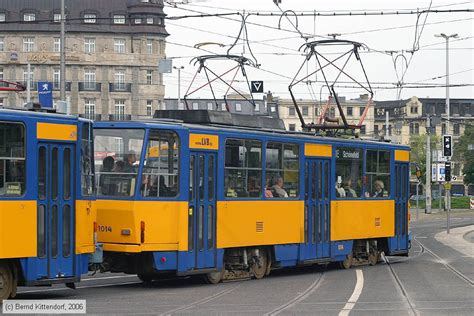 Deutschland Straßenbahn Leipzig Triebwagen Typ T6A2