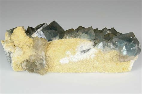 5 7 Blue Cubic Fluorite Crystal Cluster China 186037 For Sale