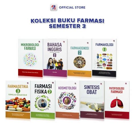 Jual Buku Farmasi Semester Farmakologi Fisika Bahasa Inggris Sintesis