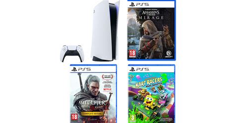 Net A Ps5 Bundle With Witcher 3 Ac Mirage And More For Just £440 In Games Black Friday Sale