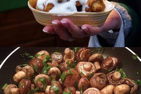 Champignons in leckere Knoblauch Rahmsoße unglaublich lecker Rezepte