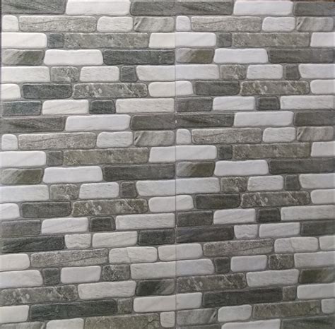 Ceramic Elevation Helmet Gris Somany Exterior Wall Tiles Thickness