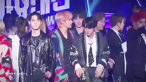 181225 Bts Jungkook Hugging Seventeens Mingyu Minghao The8