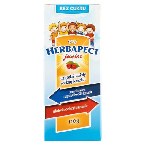 Herbapect Junior Syrop Na Kaszel Dla Dzieci 110 G 12328779502 Allegro Pl