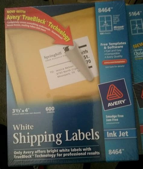 50 Avery Shipping Label Templates 5164