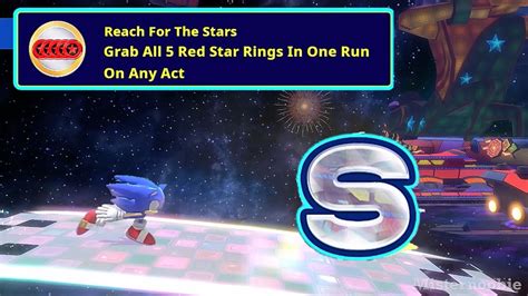 Sonic Colors Starlight Carnival Act 3 S RANK Red Star Rings