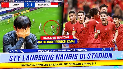 KEKALAHAN PERDANA Hasil Indonesia Vs China 1 2 Sungguh Diluar Dugaan