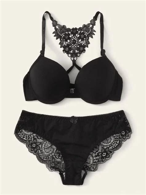 Style Elegantcolor Blackpattern Type Plainbra Type Front Close