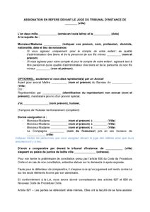 Modele De Lettre Au Greffe Du Tribunal D Instance