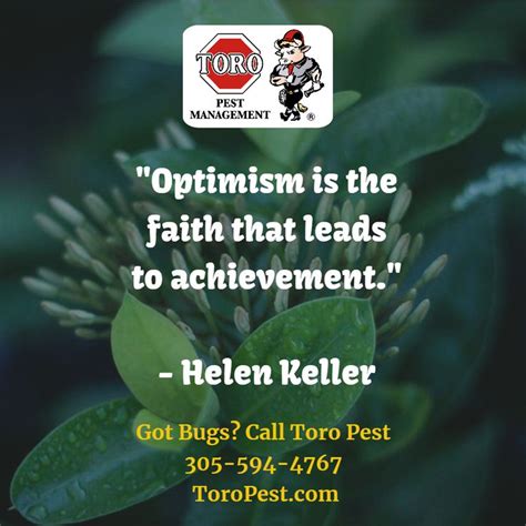 Optimism The Key To Achievement