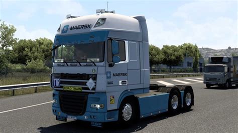 Ets Skin Maersk Daf Xf By Rodonitcho Mods V Trucks Daf