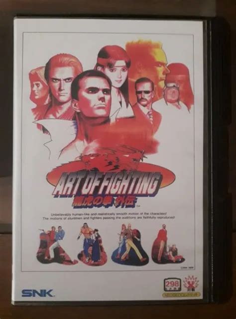 Art of Fighting 3 conversão original para Neo Geo AES em excelente