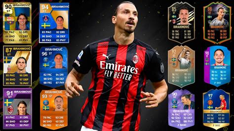 Zlatan Ibrahimovic Evoluci N En Fifa Ultimate Team Youtube