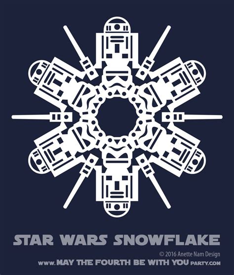 Star Wars Snowflake Template