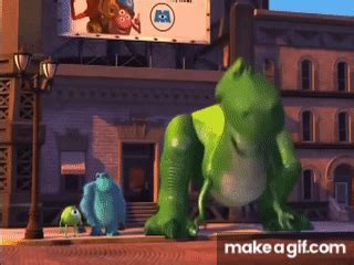 Monsters, Inc. Bloopers - Rex (Toy Story) Cameo Scene on Make a GIF