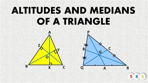 Altitudes And Medians Of A Triangle I Altitudes And Medians Of