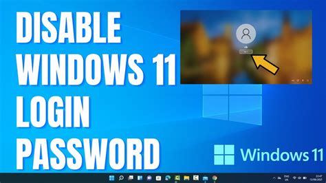 How To Remove Password From Windows 11 How To Disable Windows 11 Login Password Youtube