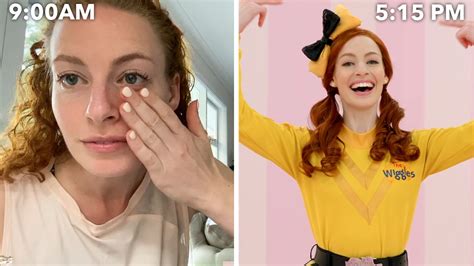 Watch The Wiggles Emma Watkins Entire Routine From Waking Up To Showtime Work It Allure