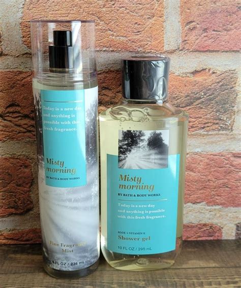 Bath And Body Works Misty Morning Shower Gel And Fine Fragrance Mist