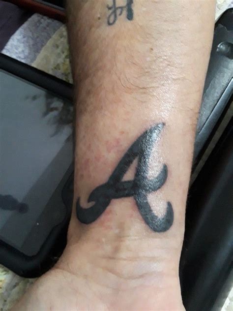 Atlanta Braves In The House April 2019 Dylan Be Brave Tattoo Atlanta Braves Tattoo Tattoos