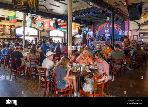 Interior Of Sloppy Joes Bar On Duval Street Key West Florida Keys