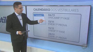 Jornal Da Eptv Edi O Campinas Piracicaba Vestibular Veja Datas