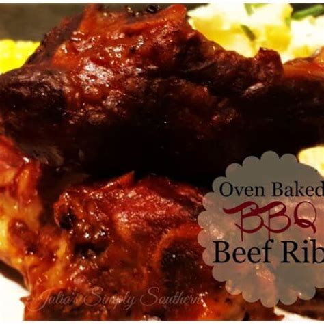 Oven Baked Bbq Beef Ribs Recipe Cart