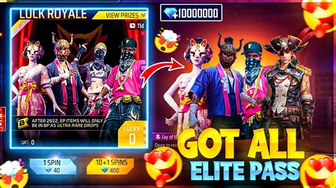 Finally I Got All Elite Pass Hall Of Elites Event Garena Free Fire