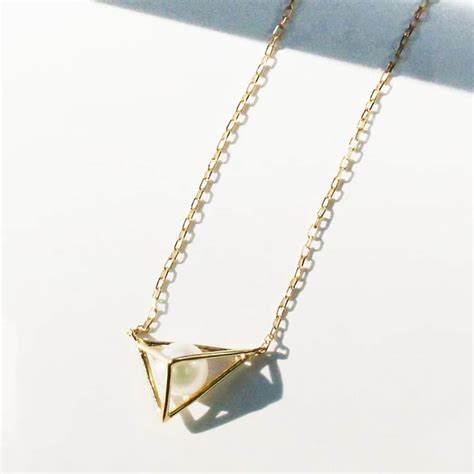 Jupiterさんのインスタグラム写真 Jupiterinstagram「tetrahedron Pearlネックレス ￥27500