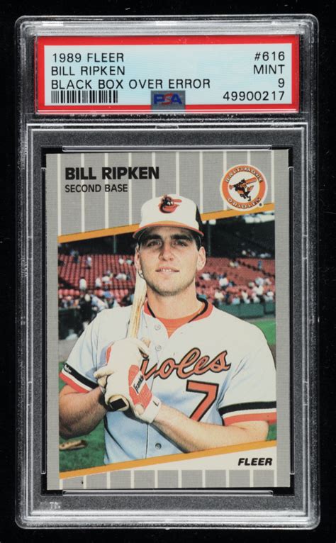 Bill Ripken 1989 Fleer #616E DP (PSA 9) | Pristine Auction