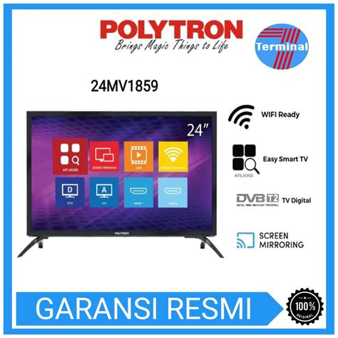 Jual Polytron Led Smart Tv Inch Pld Cv Youtube Mola Netflix