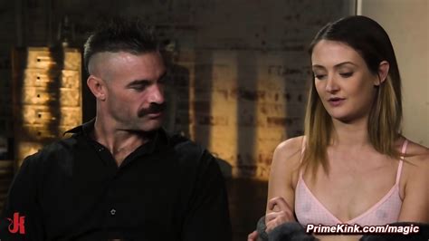 Slim Blonde Bound And Fucked In Wet Pussy