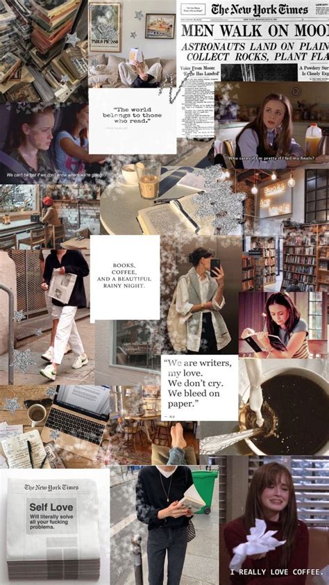 Rory Gilmore Aesthetic Wallpaper Gilmore Girls Books Vision Board