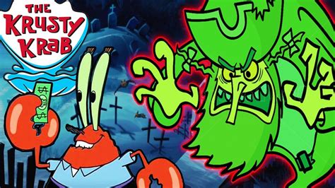 Spongebob Mr Krabs Creeepy Graveyard Youtube