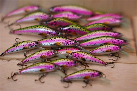 PAN Handmade Lures 45mm 4g Sinking - Rainbow Trout – Trophy Trout Lures ...