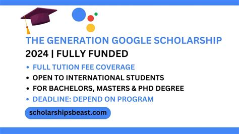 The Generation Google Scholarship Apply Now